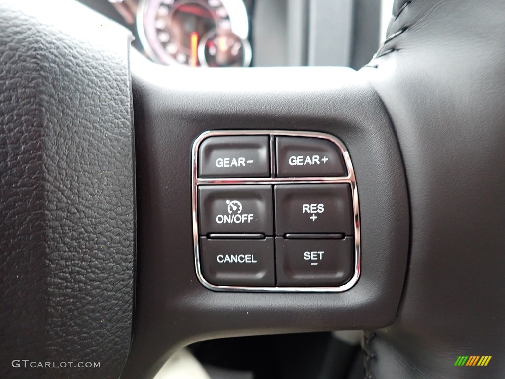2020 Ram 1500 Classic Warlock Quad Cab 4x4 Black/Diesel Gray Steering Wheel Photo #137424337