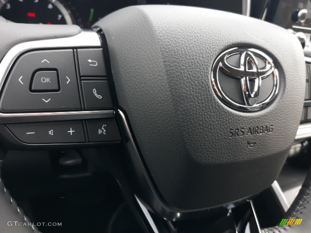 2020 Toyota Highlander XLE AWD Black Steering Wheel Photo #137425933