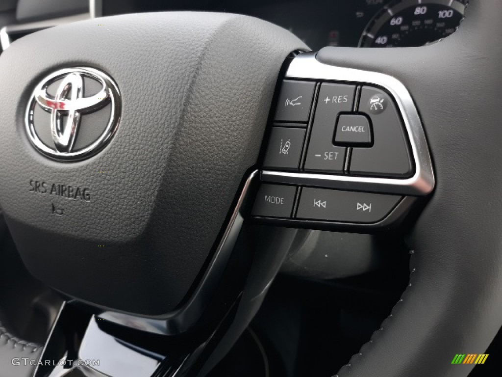 2020 Toyota Highlander XLE AWD Black Steering Wheel Photo #137425954