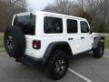 2020 Bright White Jeep Wrangler Unlimited Rubicon 4x4  photo #6