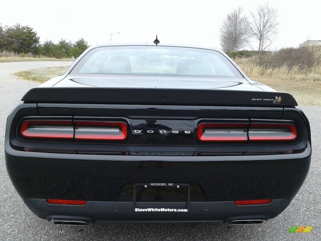 2020 Challenger R/T Scat Pack Widebody - Pitch Black / Black/Ruby Red photo #7