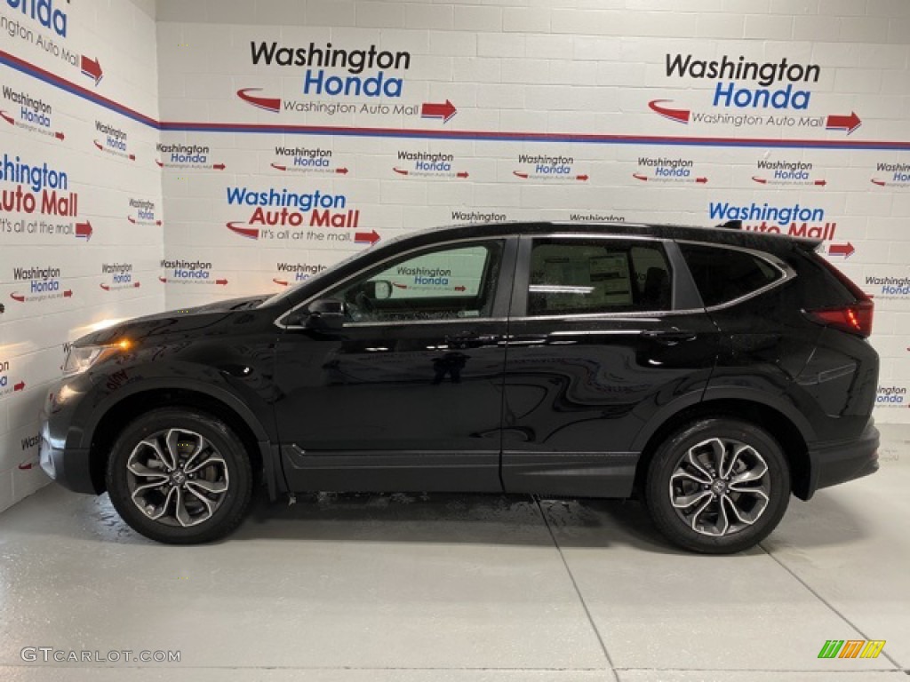 2020 CR-V EX-L AWD - Crystal Black Pearl / Black photo #5