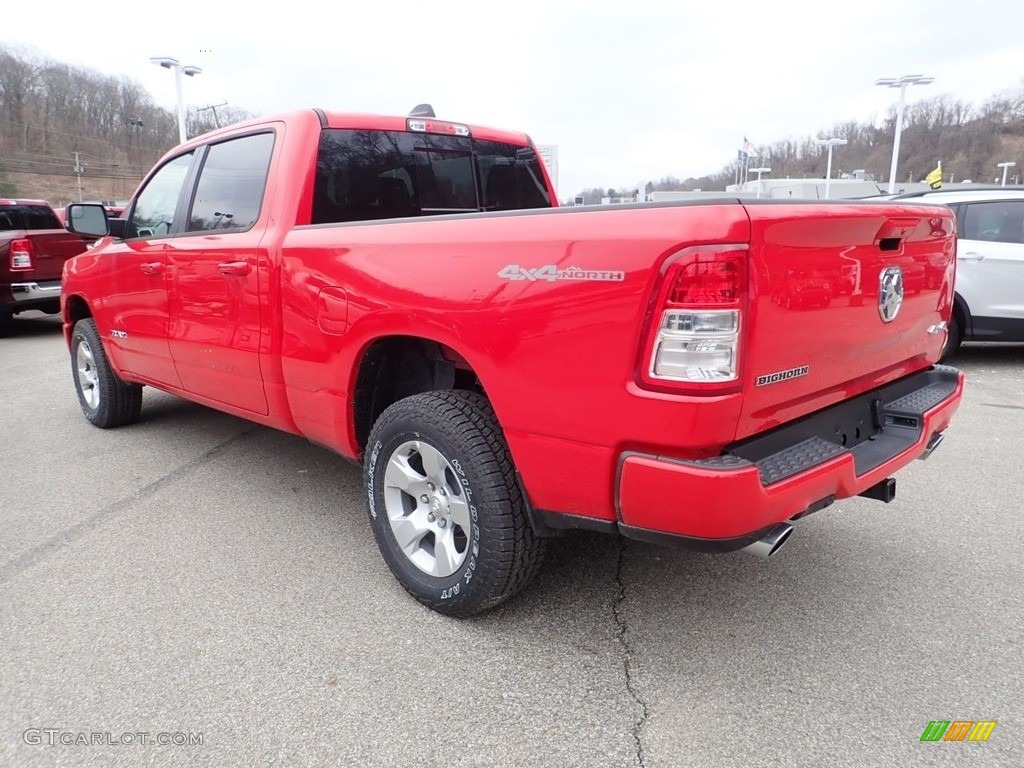 2020 1500 Big Horn Crew Cab 4x4 - Flame Red / Black/Diesel Gray photo #7