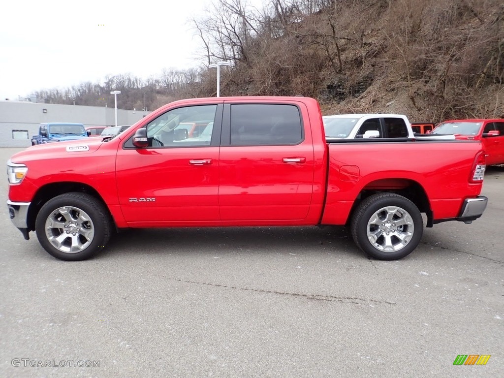 2020 1500 Big Horn Crew Cab 4x4 - Flame Red / Black photo #15