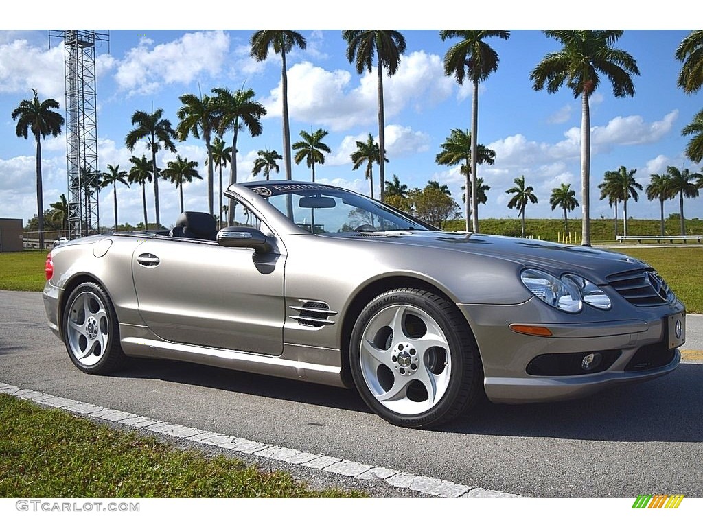 2004 SL 500 Roadster - Pewter Silver Metallic / Charcoal photo #1