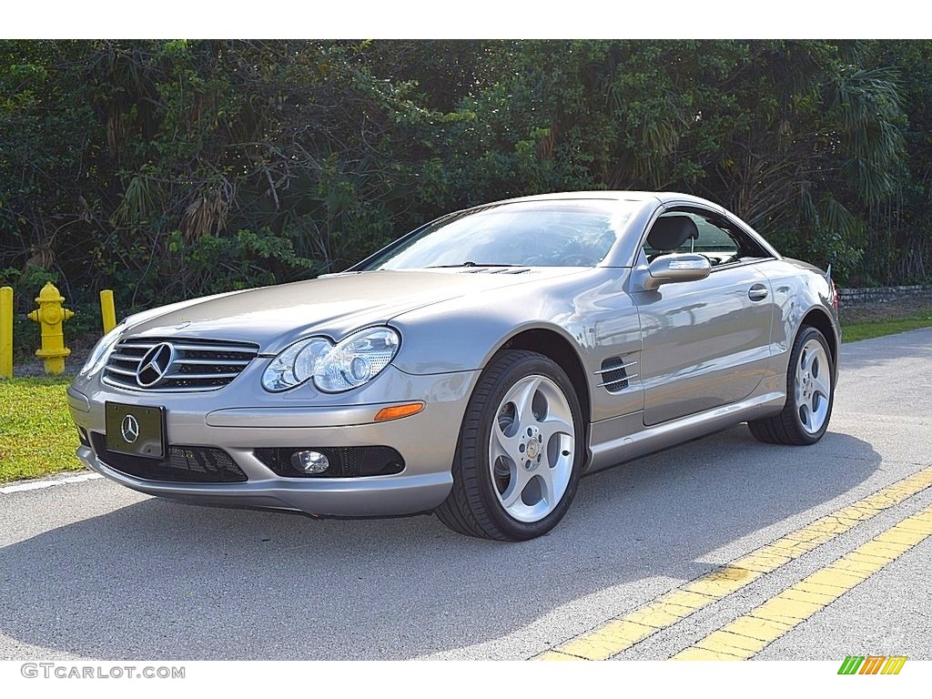 2004 SL 500 Roadster - Pewter Silver Metallic / Charcoal photo #6