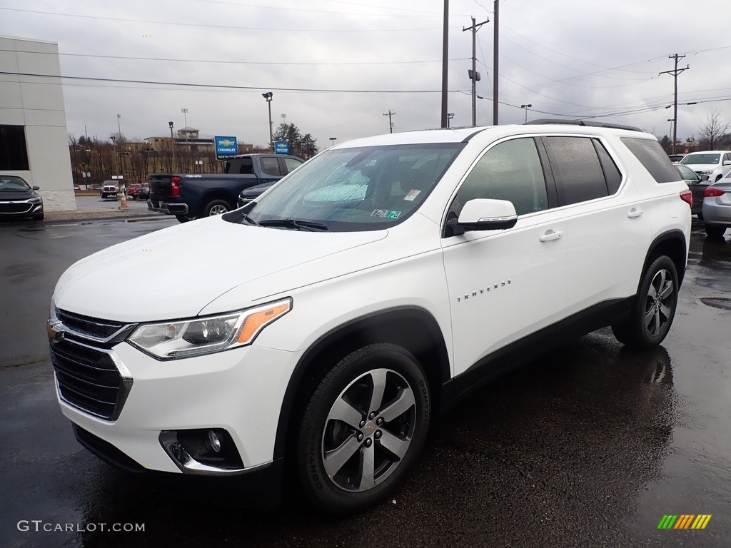 Summit White 2020 Chevrolet Traverse LT AWD Exterior Photo #137439338