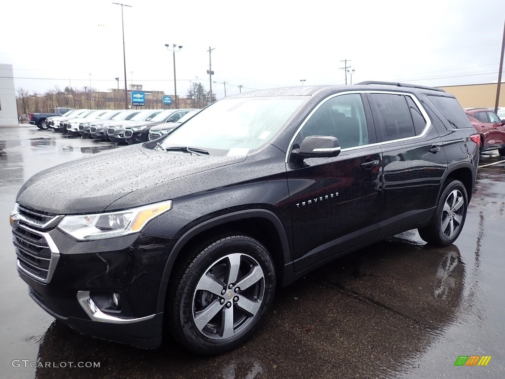 Mosaic Black Metallic 2020 Chevrolet Traverse LT AWD Exterior Photo #137443514
