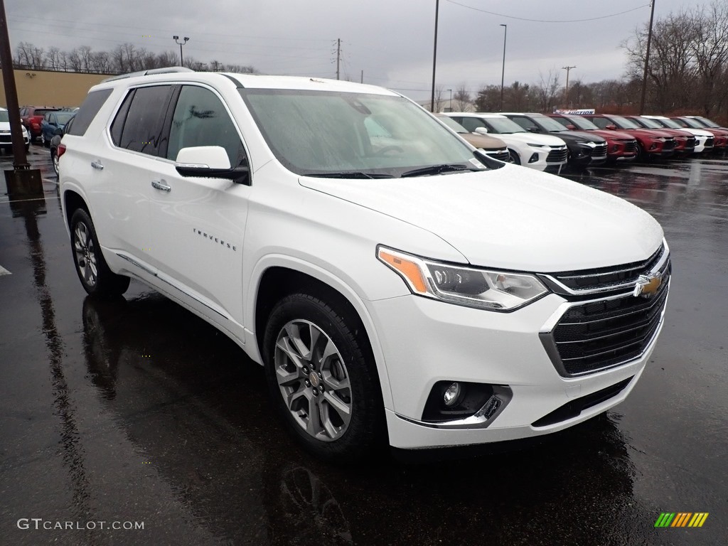 Summit White 2020 Chevrolet Traverse Premier AWD Exterior Photo #137444204