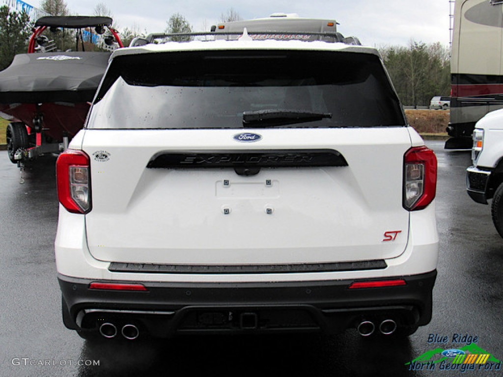2020 Explorer ST 4WD - Star White Metallic Tri-Coat / Ebony photo #5