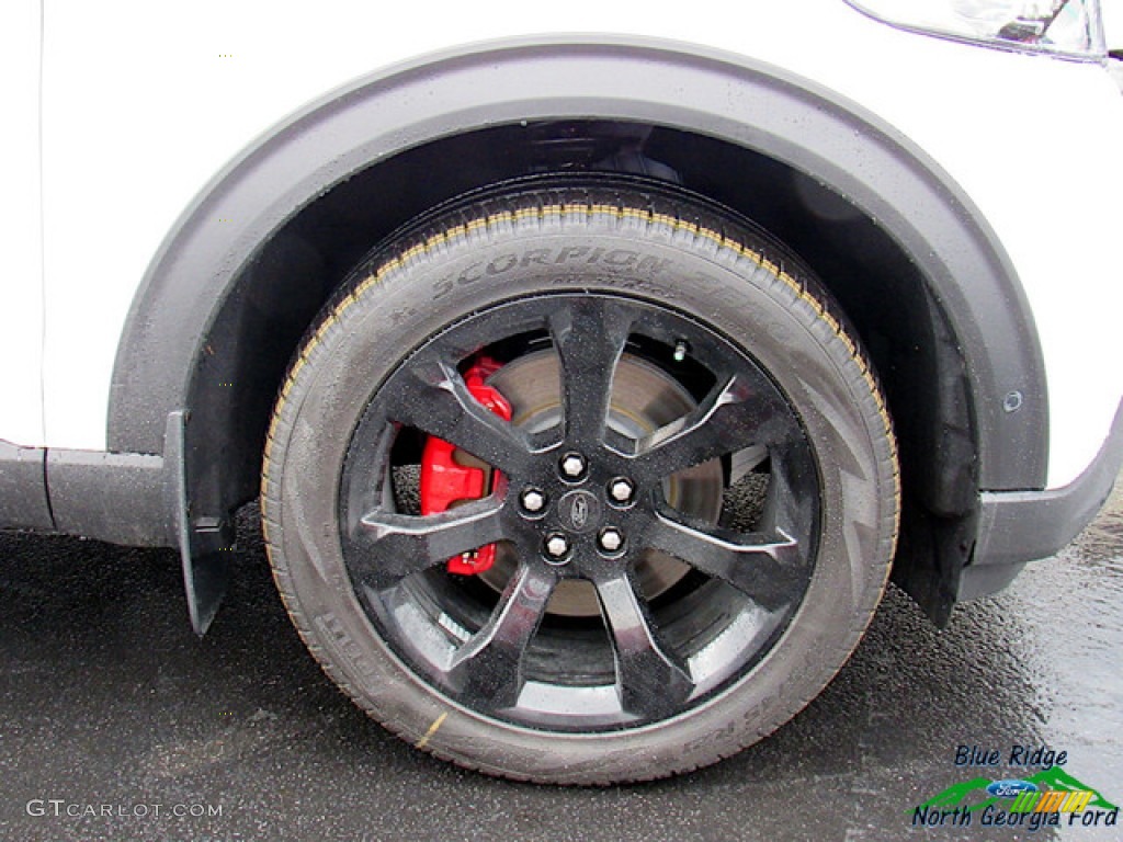 2020 Explorer ST 4WD - Star White Metallic Tri-Coat / Ebony photo #10