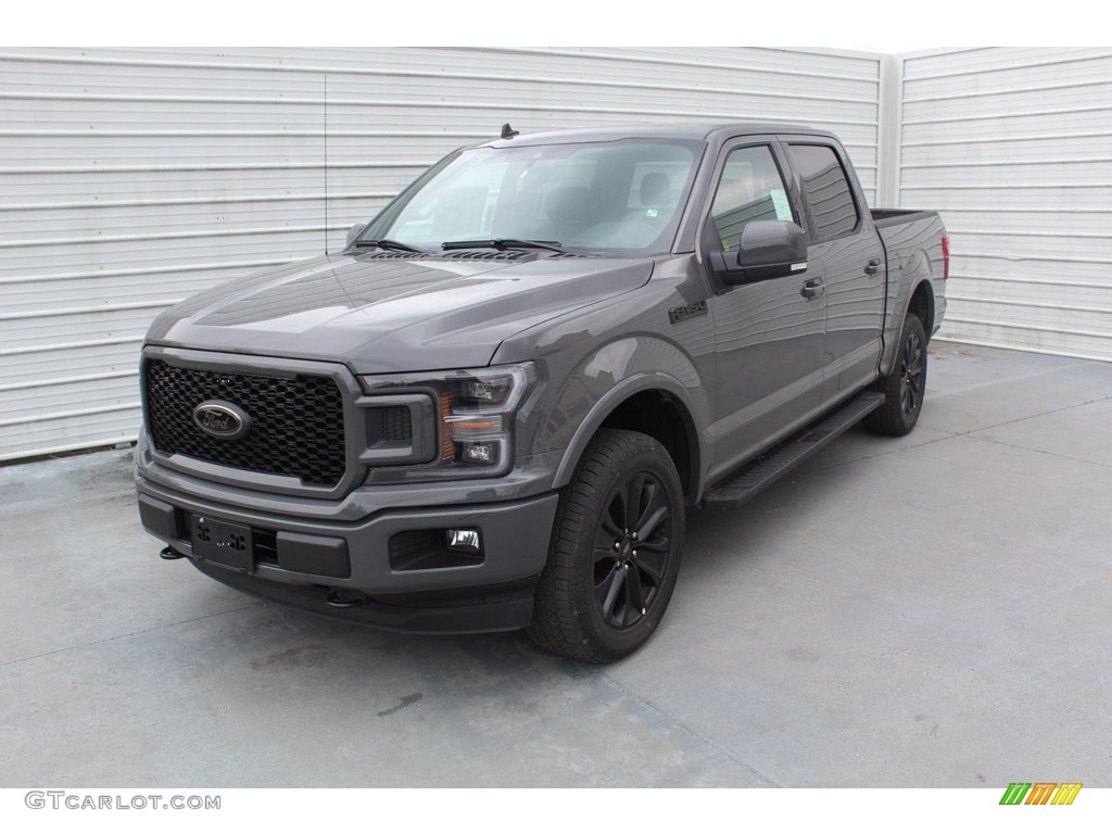 2020 F150 Lariat SuperCrew 4x4 - Lead Foot / Black photo #4