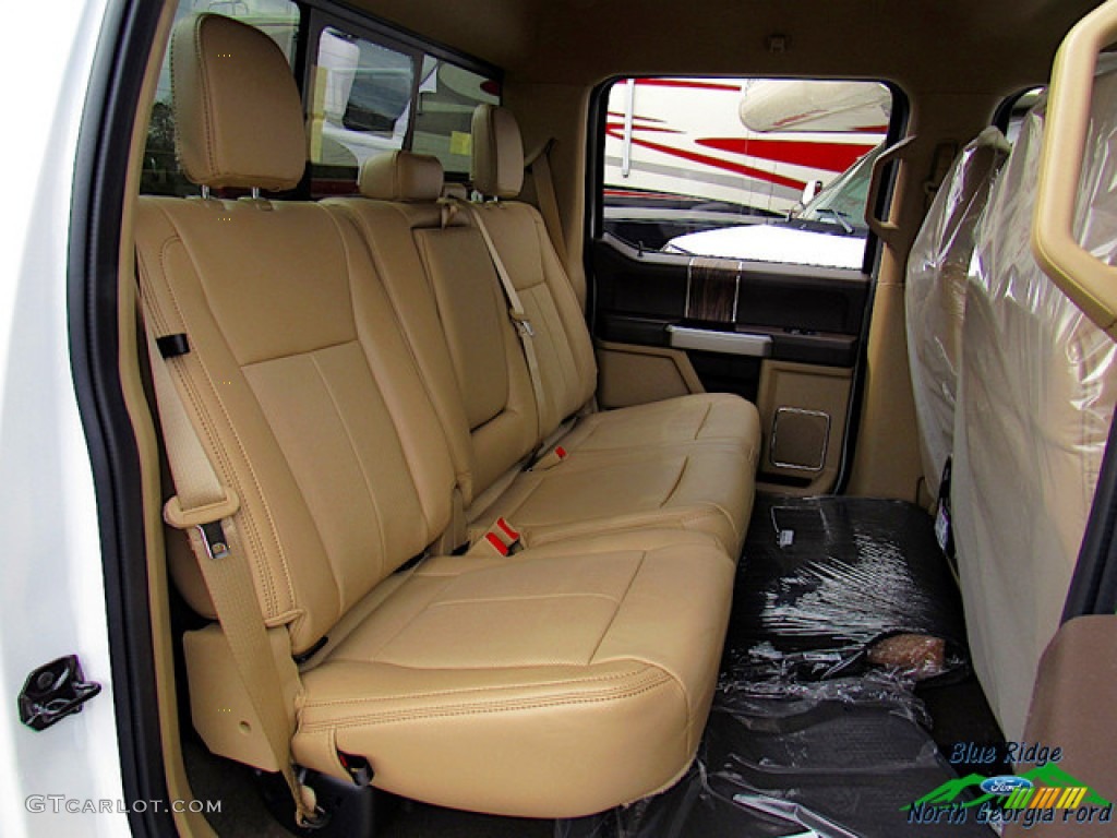 2020 F150 Lariat SuperCrew 4x4 - Star White / Medium Light Camel photo #12