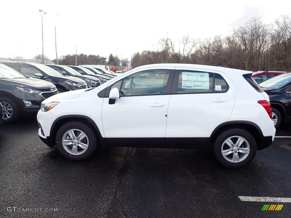 Summit White 2020 Chevrolet Trax LS Exterior Photo #137447435