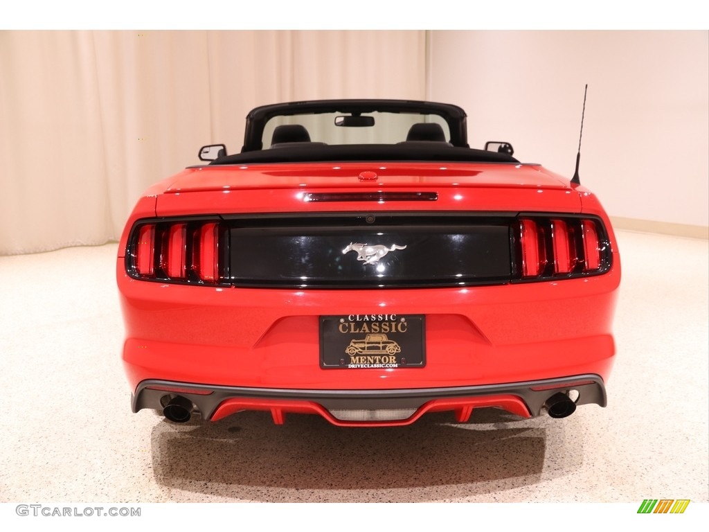 2017 Mustang EcoBoost Premium Convertible - Race Red / Ebony photo #20