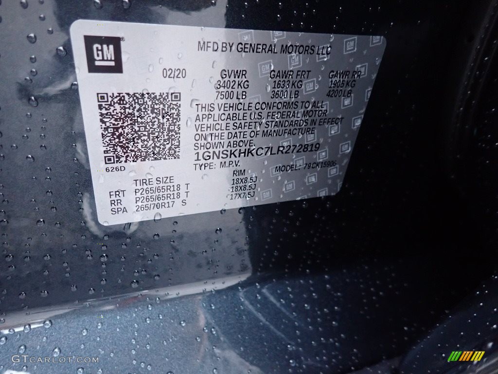 2020 Suburban LT 4WD - Shadow Gray Metallic / Jet Black photo #18