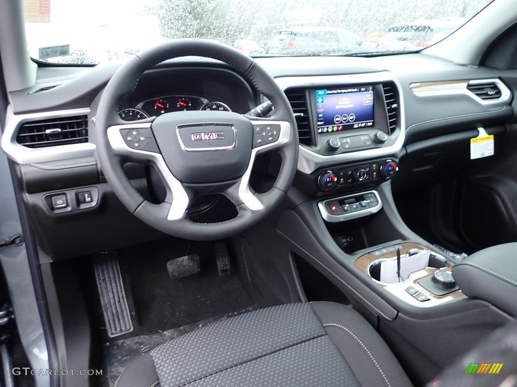 Jet Black Interior 2020 GMC Acadia SLE AWD Photo #137452697