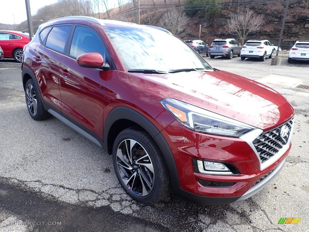 2020 Tucson Sport AWD - Gemstone Red / Black photo #3