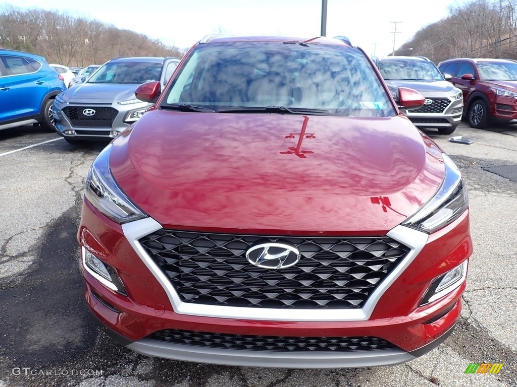 2020 Tucson Sport AWD - Gemstone Red / Black photo #4