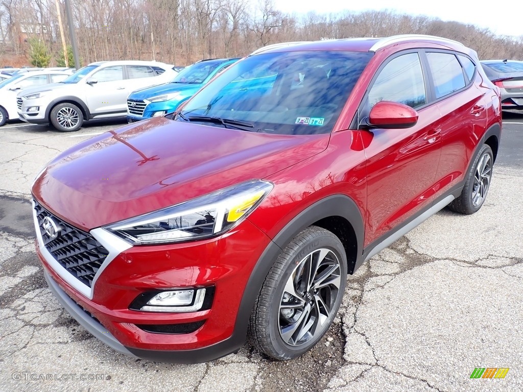 2020 Tucson Sport AWD - Gemstone Red / Black photo #5