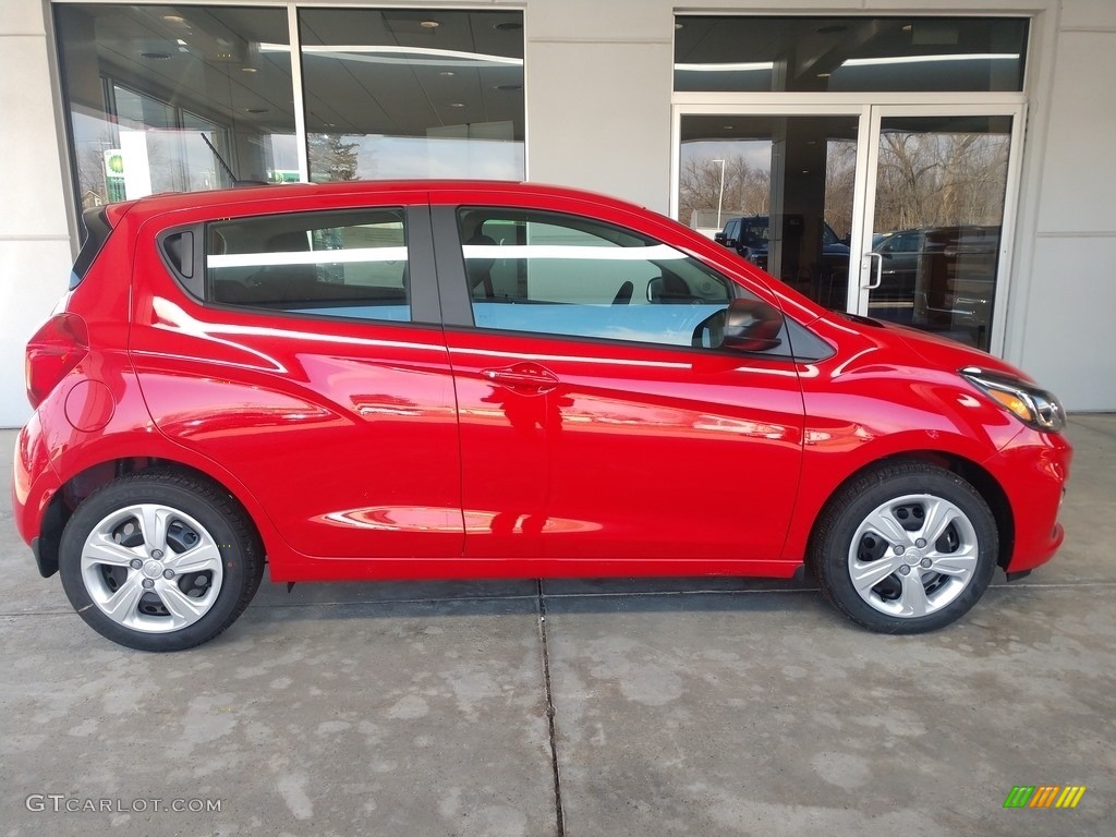 Red Hot 2020 Chevrolet Spark LS Exterior Photo #137457345