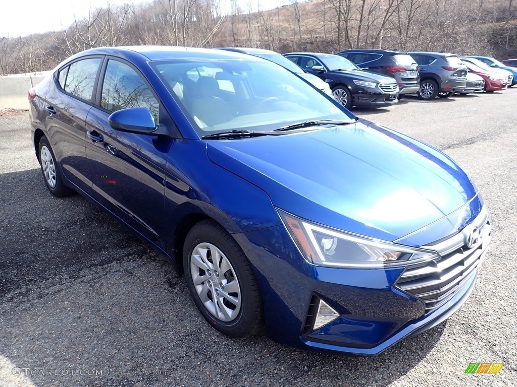 2020 Elantra SE - Lakeside Blue / Gray photo #3