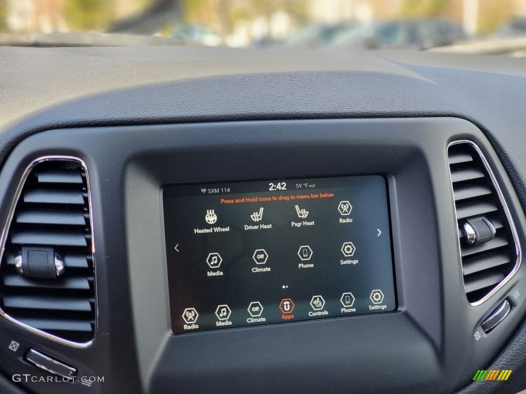 2020 Compass Latitude 4x4 - Jazz Blue Pearl / Ski Gray/Black photo #10