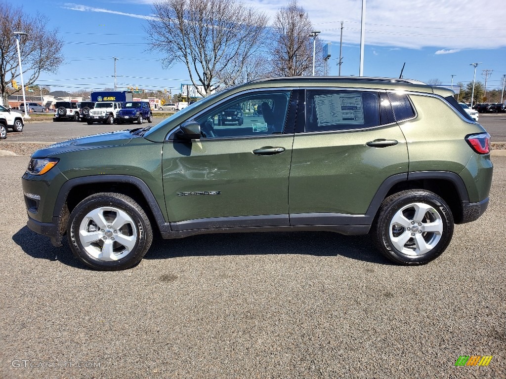 Olive Green Pearl 2020 Jeep Compass Latitude 4x4 Exterior Photo #137458749