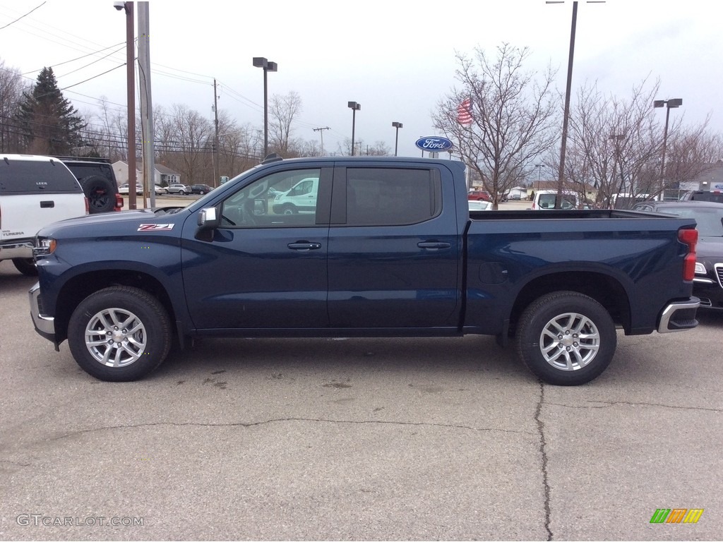 2020 Silverado 1500 LT Z71 Crew Cab 4x4 - Northsky Blue Metallic / Jet Black photo #6