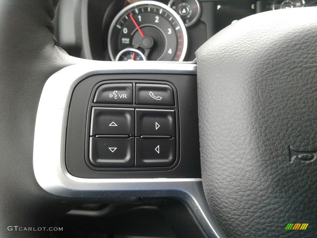 2020 Ram 2500 Big Horn Crew Cab 4x4 Black Steering Wheel Photo #137460951