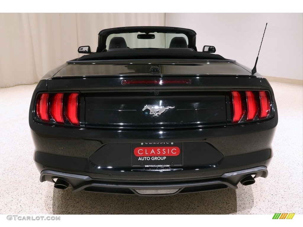 2019 Mustang EcoBoost Premium Convertible - Shadow Black / Ebony photo #28