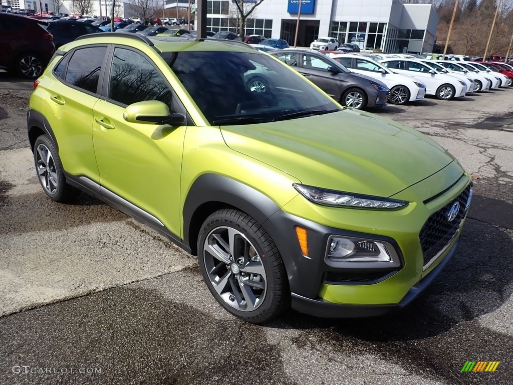 Lime Twist 2020 Hyundai Kona Limited AWD Exterior Photo #137461752