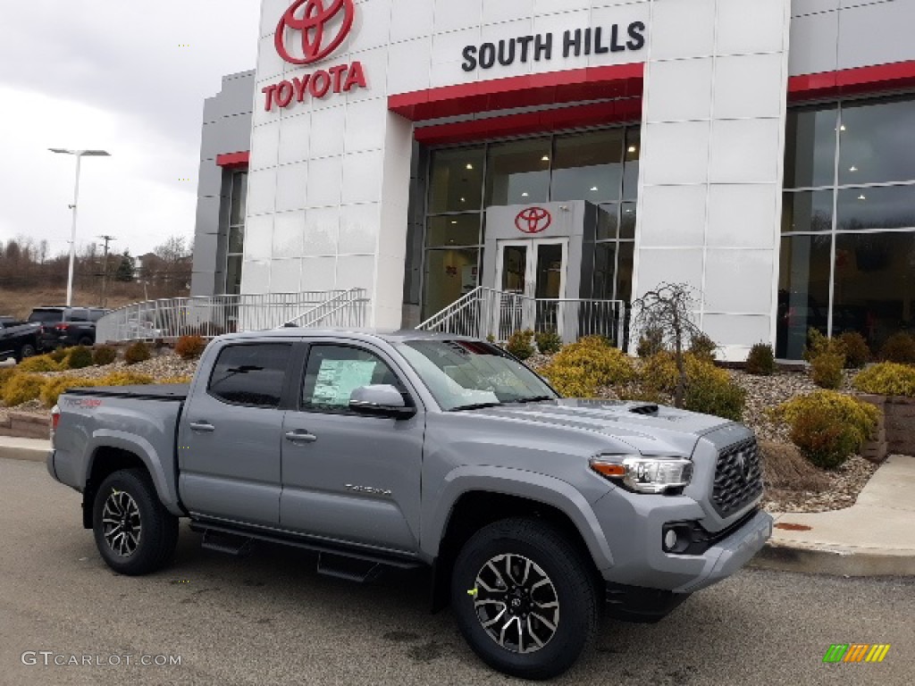 2020 Tacoma TRD Sport Double Cab 4x4 - Cement / TRD Cement/Black photo #1