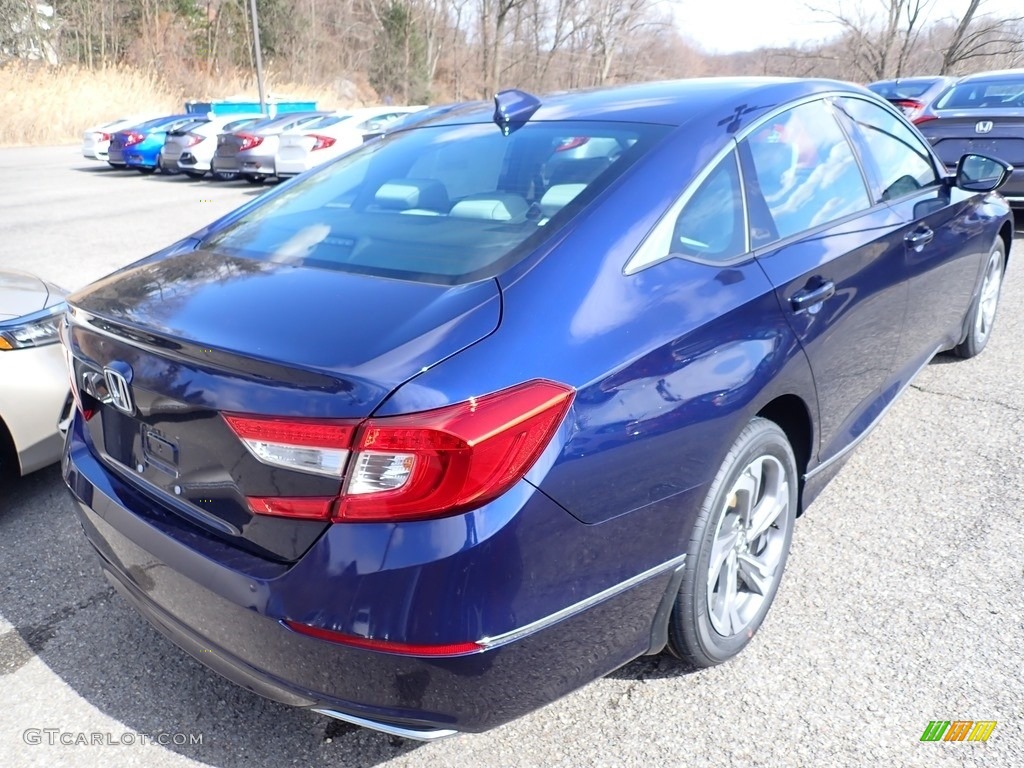 2020 Accord EX Sedan - Obsidian Blue Pearl / Gray photo #4