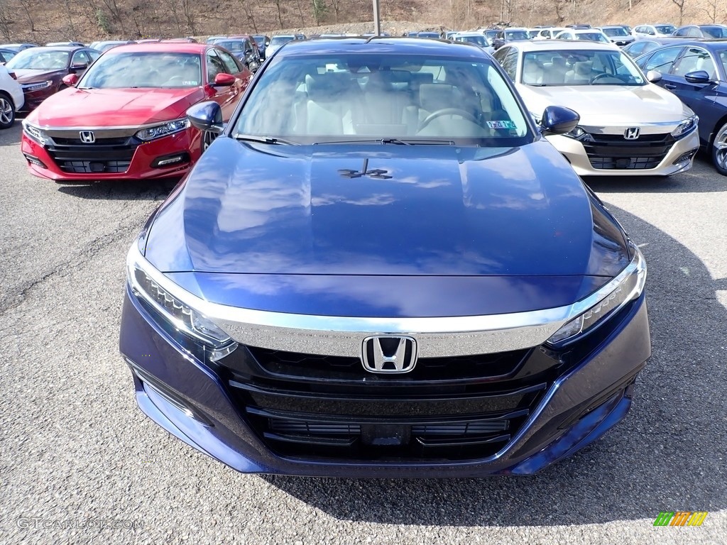 2020 Accord EX Sedan - Obsidian Blue Pearl / Gray photo #6