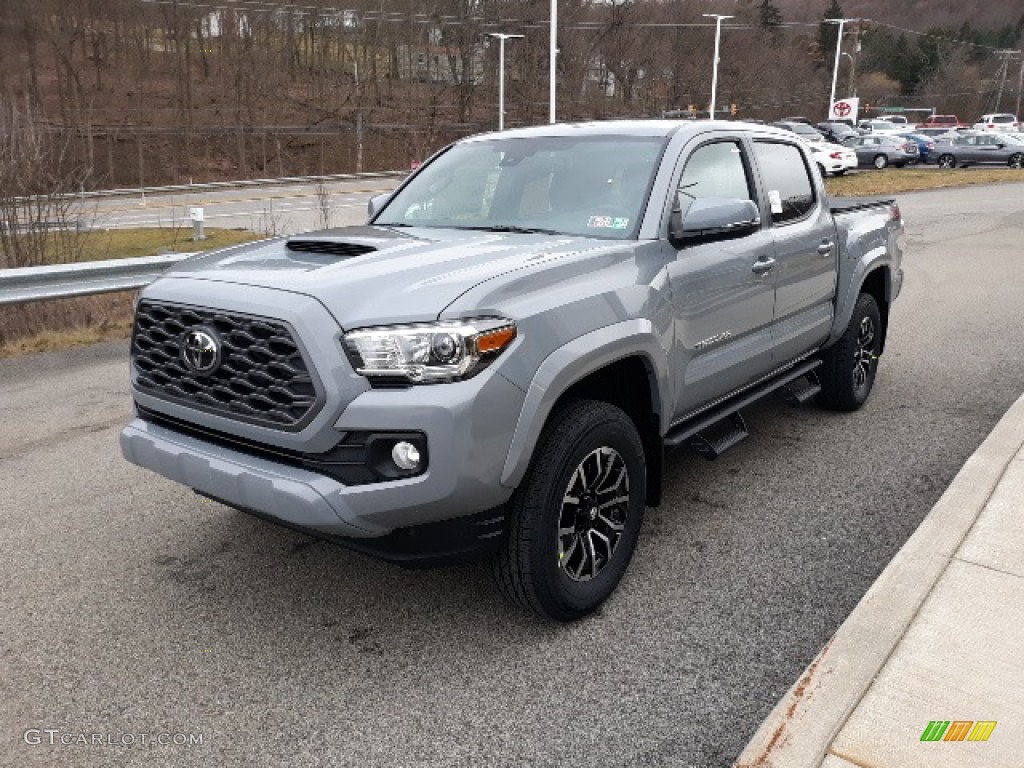 2020 Tacoma TRD Sport Double Cab 4x4 - Cement / TRD Cement/Black photo #42