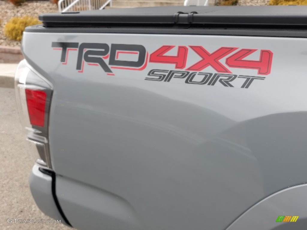 2020 Tacoma TRD Sport Double Cab 4x4 - Cement / TRD Cement/Black photo #49