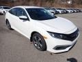 Platinum White Pearl - Civic LX Sedan Photo No. 6