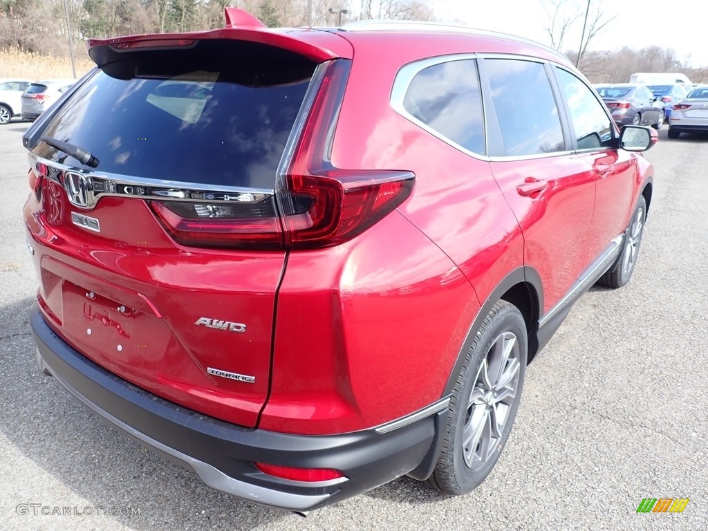 2020 CR-V Touring AWD - Radiant Red Metallic / Gray photo #4