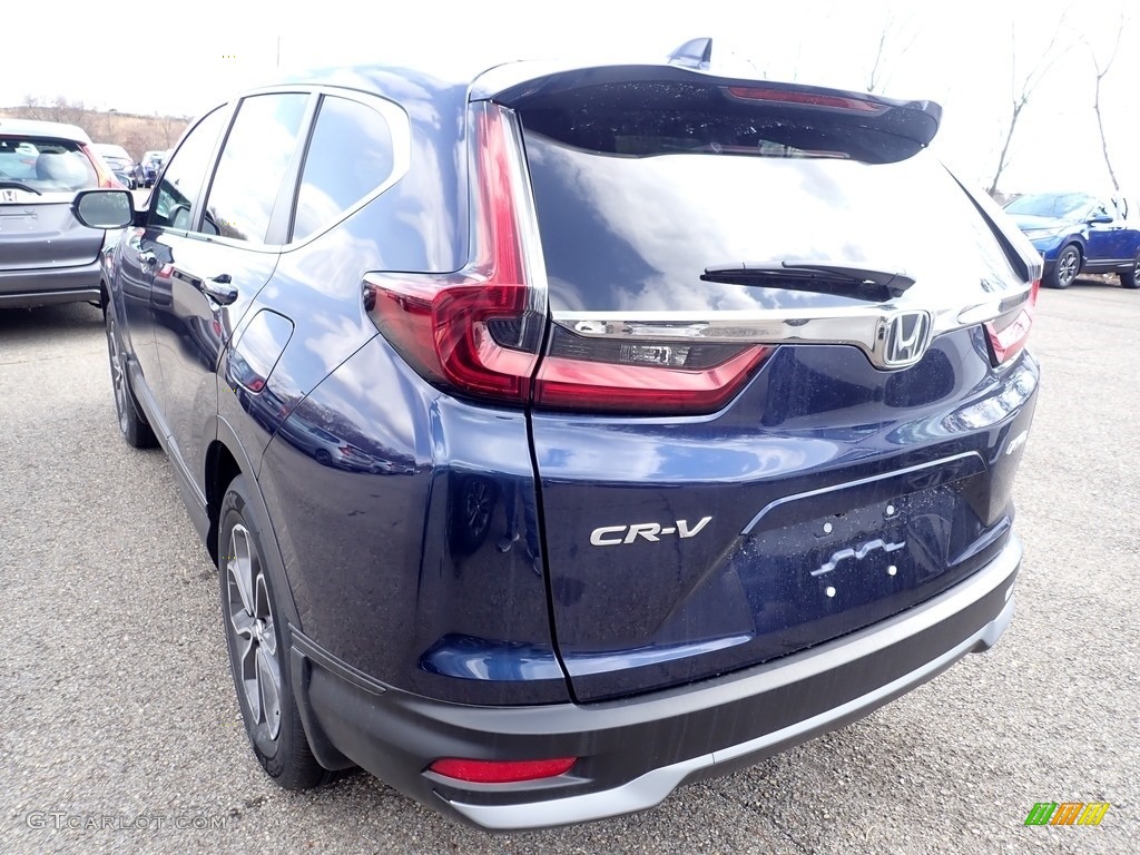 2020 CR-V EX AWD - Obsidian Blue Pearl / Gray photo #2