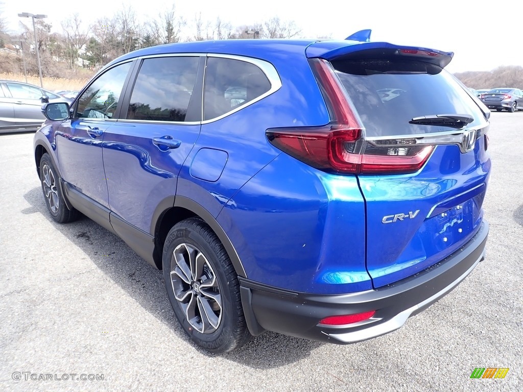 2020 CR-V EX AWD - Aegean Blue Metallic / Black photo #2