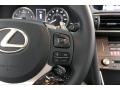2020 Lexus IS Black Interior Steering Wheel Photo