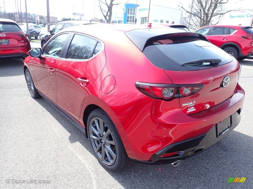 2020 MAZDA3 Preferred Hatchback AWD - Soul Red Crystal Metallic / Black photo #6
