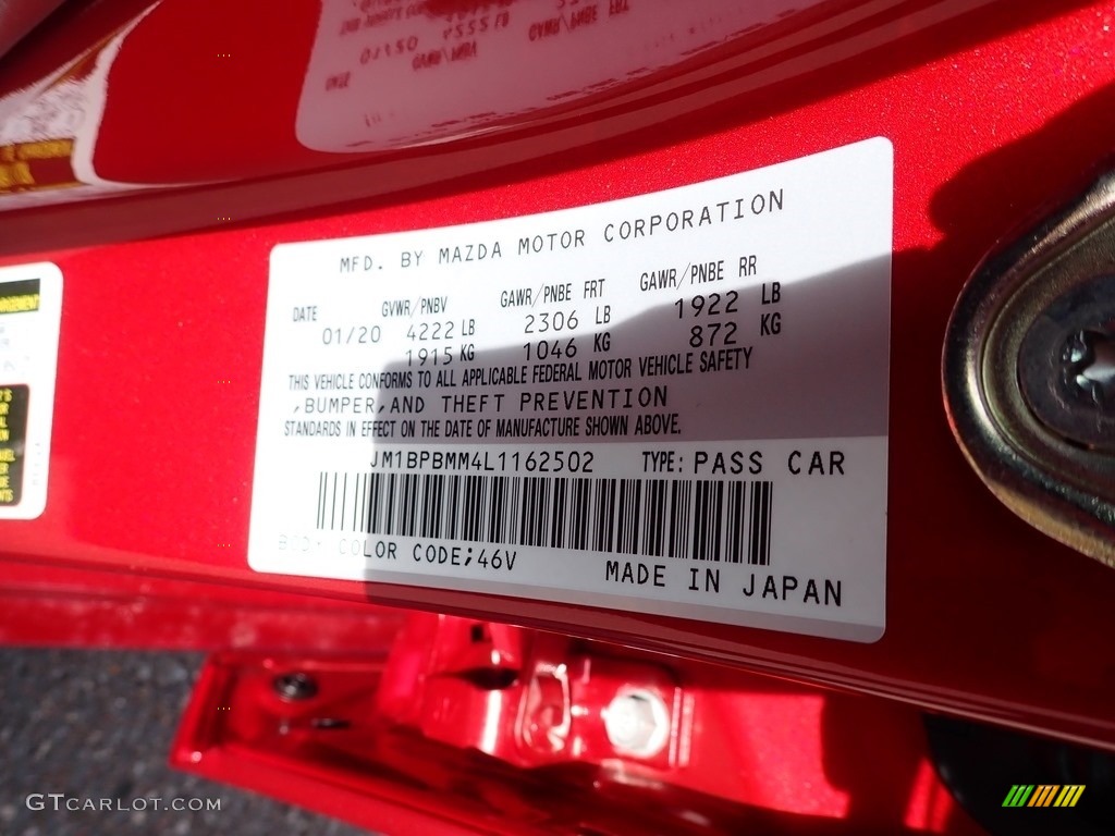 2020 MAZDA3 Preferred Hatchback AWD - Soul Red Crystal Metallic / Black photo #11