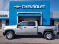 Silver Ice Metallic - Silverado 2500HD Work Truck Crew Cab 4x4 Photo No. 1