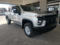 Silver Ice Metallic - Silverado 2500HD Work Truck Crew Cab 4x4 Photo No. 2