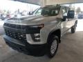 Silver Ice Metallic - Silverado 2500HD Work Truck Crew Cab 4x4 Photo No. 8