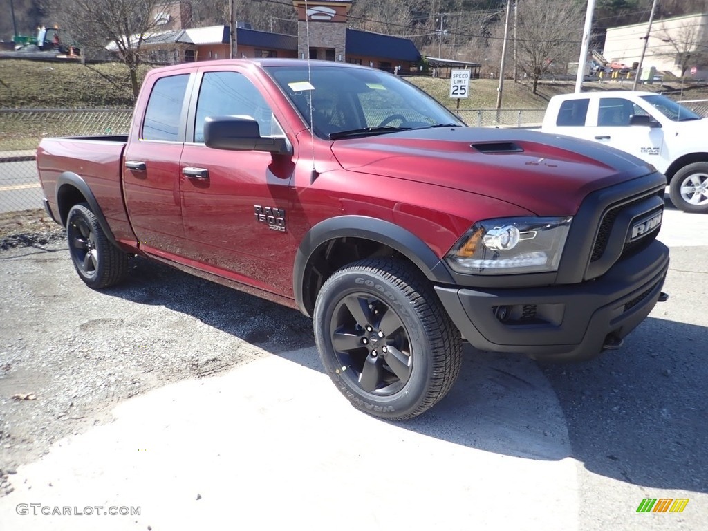 2020 1500 Classic Warlock Quad Cab 4x4 - Delmonico Red Pearl / Black photo #3