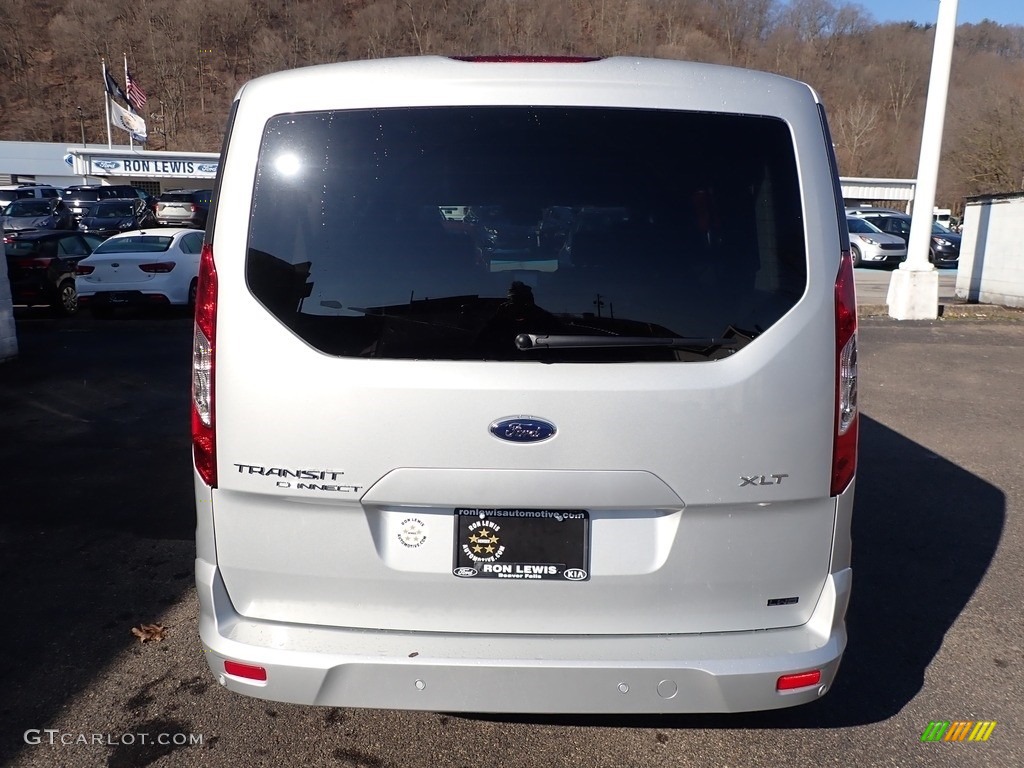 2020 Transit Connect XLT Passenger Wagon - Ingot Silver Metallic / Ebony photo #3