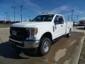 Oxford White - F350 Super Duty XL Regular Cab 4x4 Chassis Utility Truck Photo No. 4